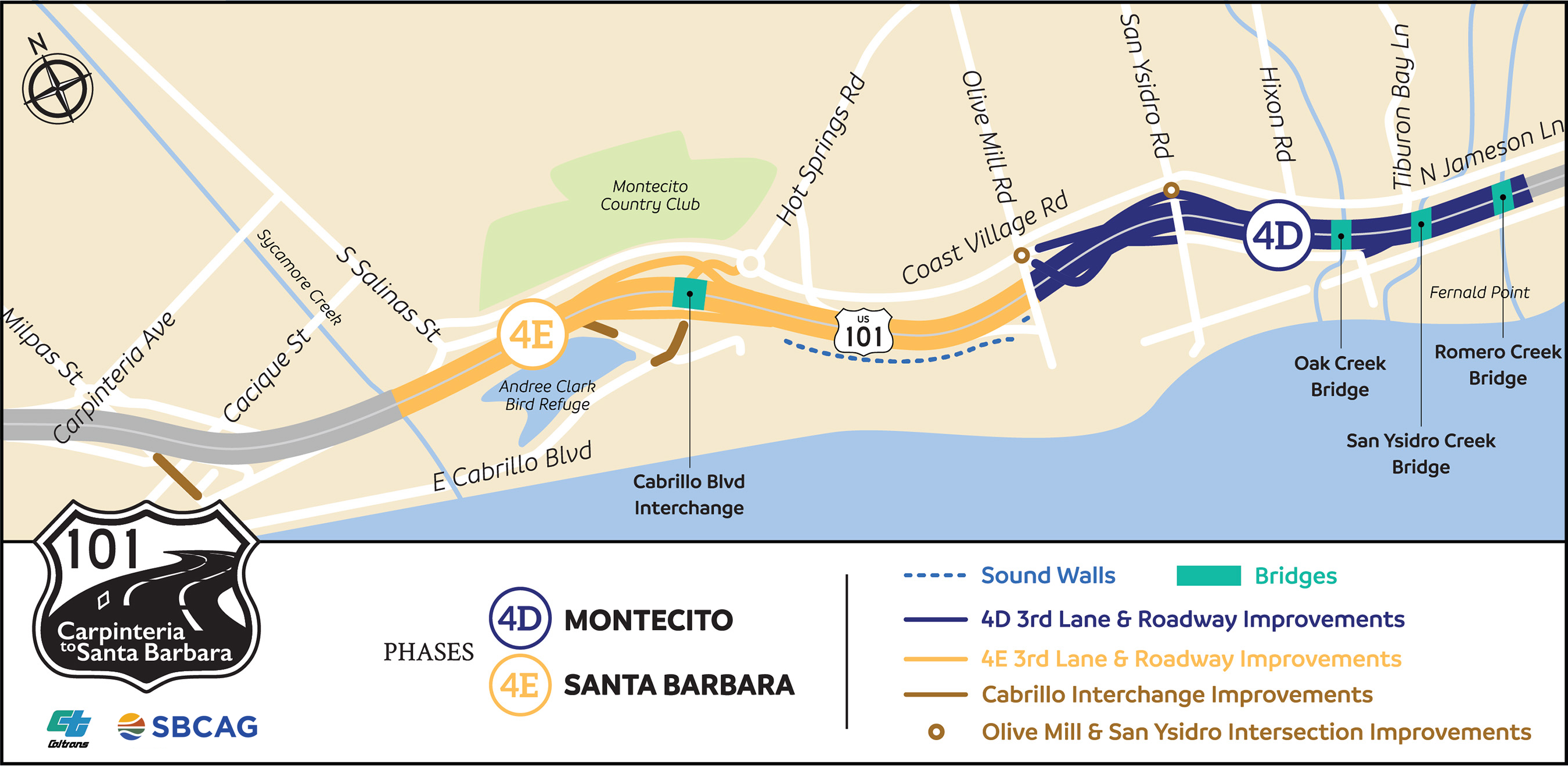 Project Map 4D and 4E