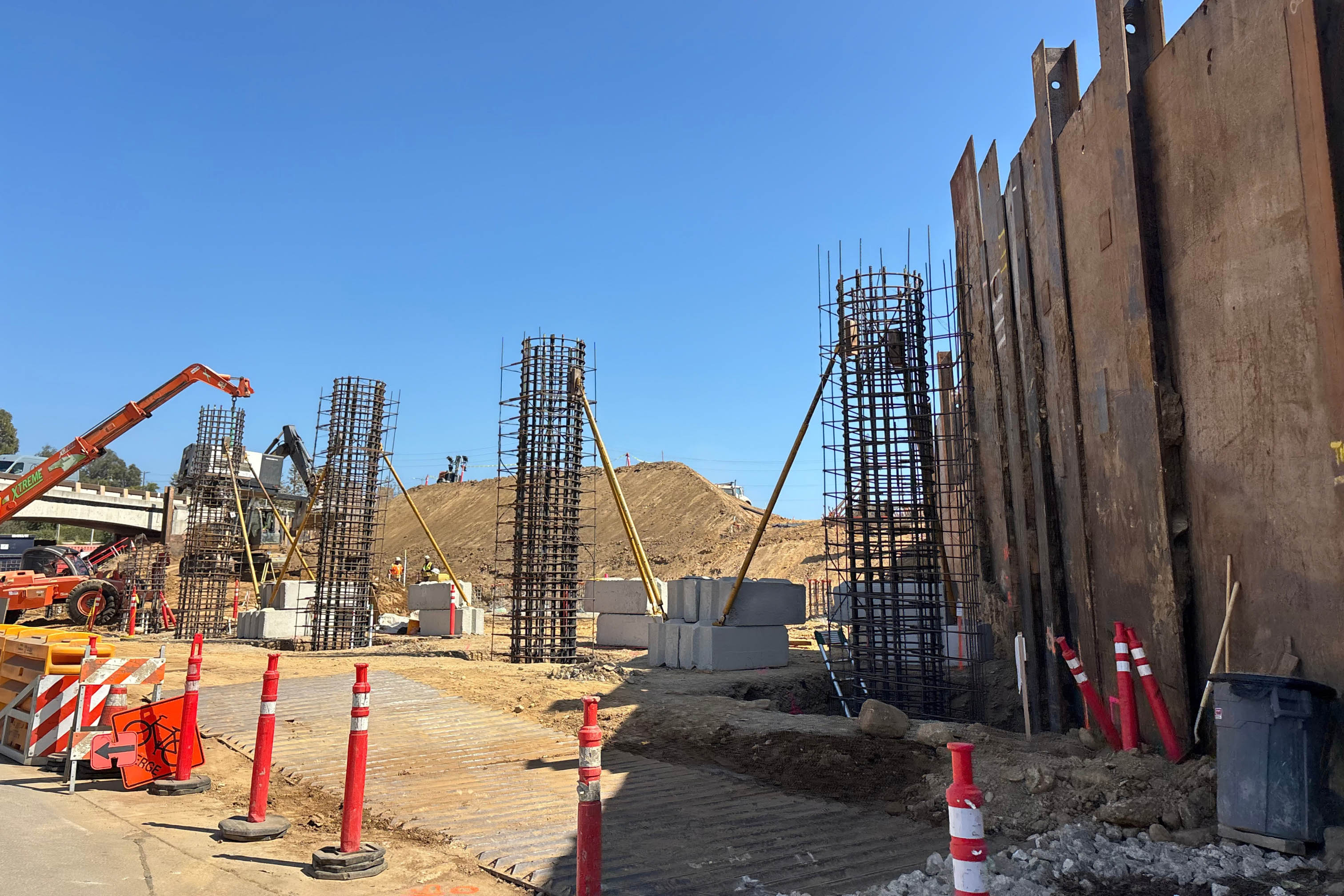 Construction work on Santa Barbara North