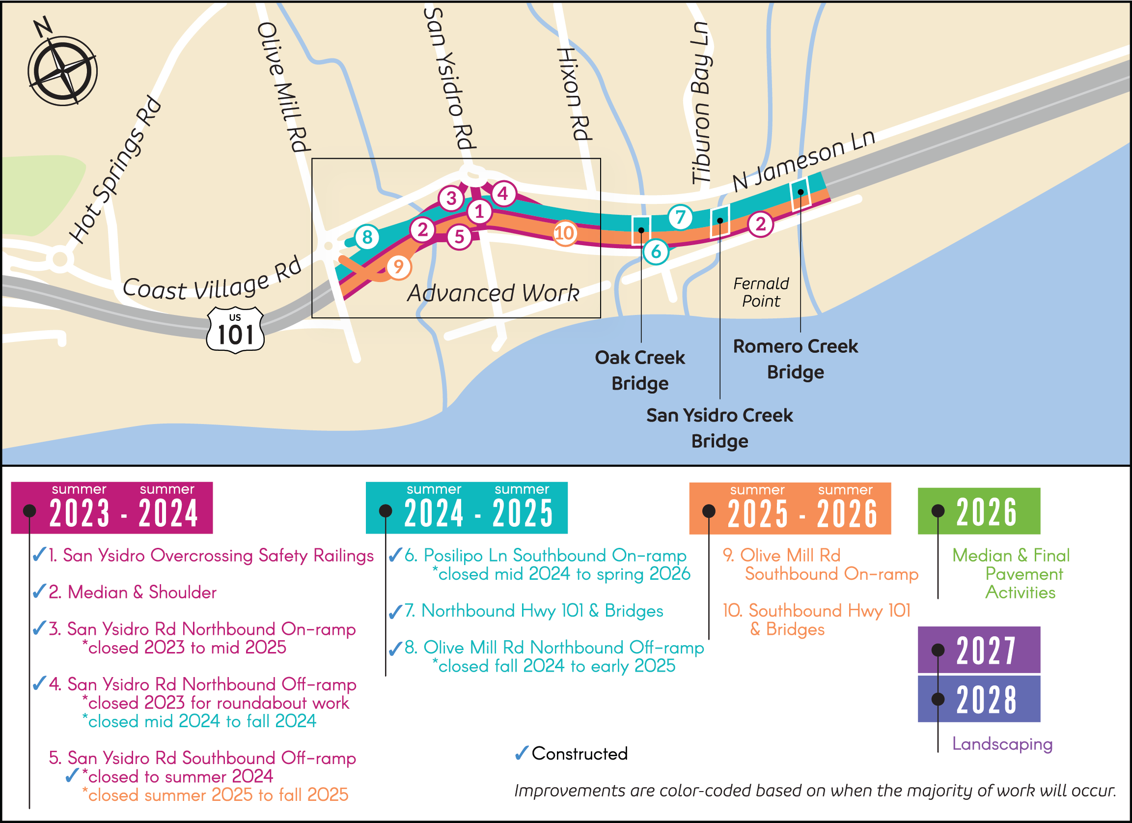 Montecito Phase 4D Components Map
