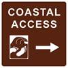Coastal Access sign